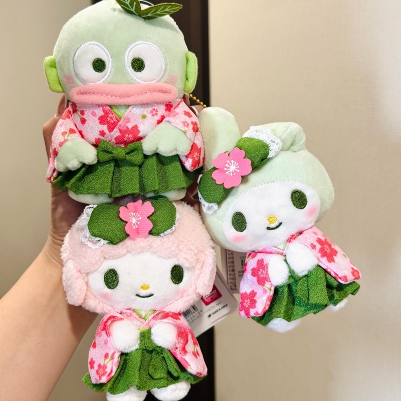 Kimono Yukata Cotton - 12CM green Yukata Series Cartoon matcha