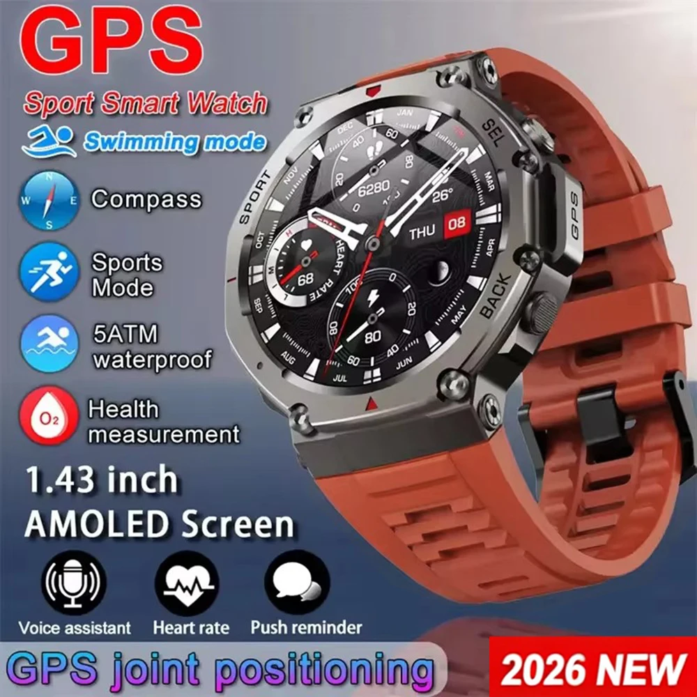 Japanese Active Lifestyle - Men's Smart Watch GPS AMOLED Touch