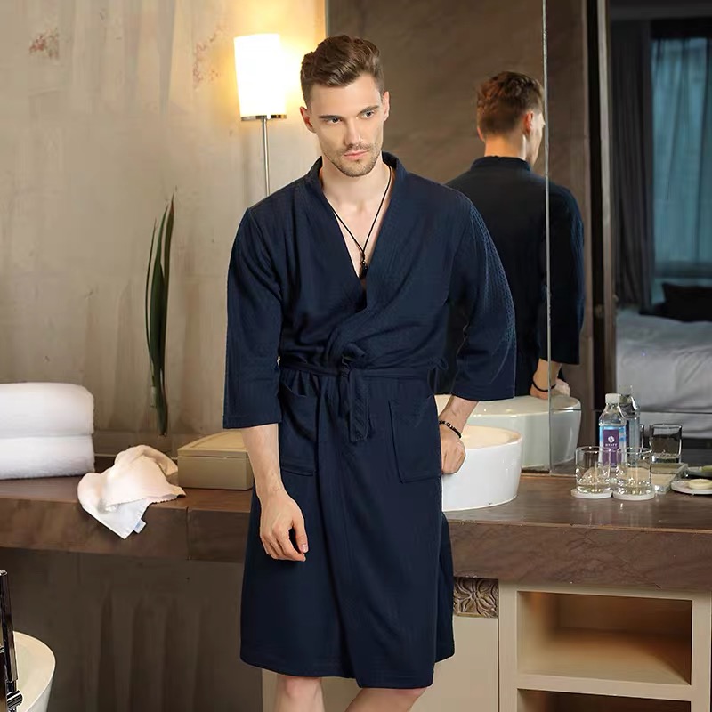 Gentlemen Senior Elegant Waffl - Kimono Yukata Cotton recension och pris
