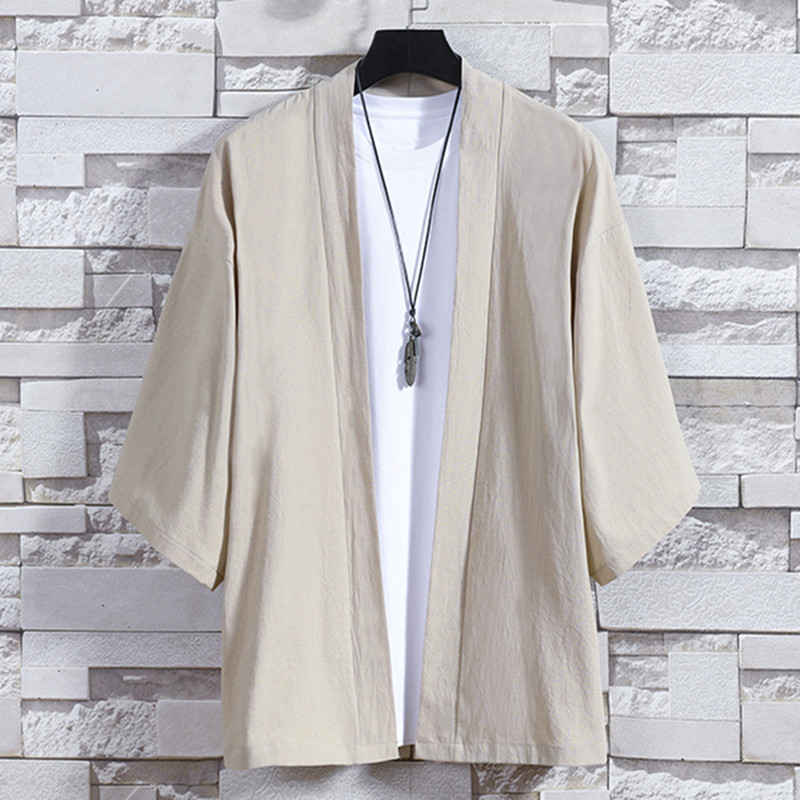 Men's Kimono Cardigan Japanese - Kimono Yukata Cotton recension och pris