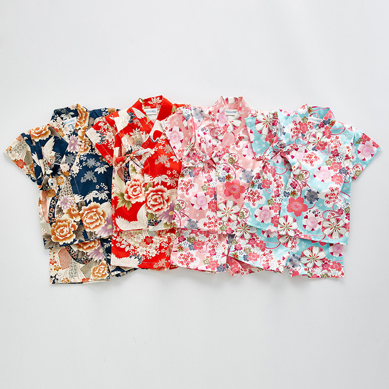 Summer Children Yukata Clothin - Kimono Yukata Cotton recension och pris