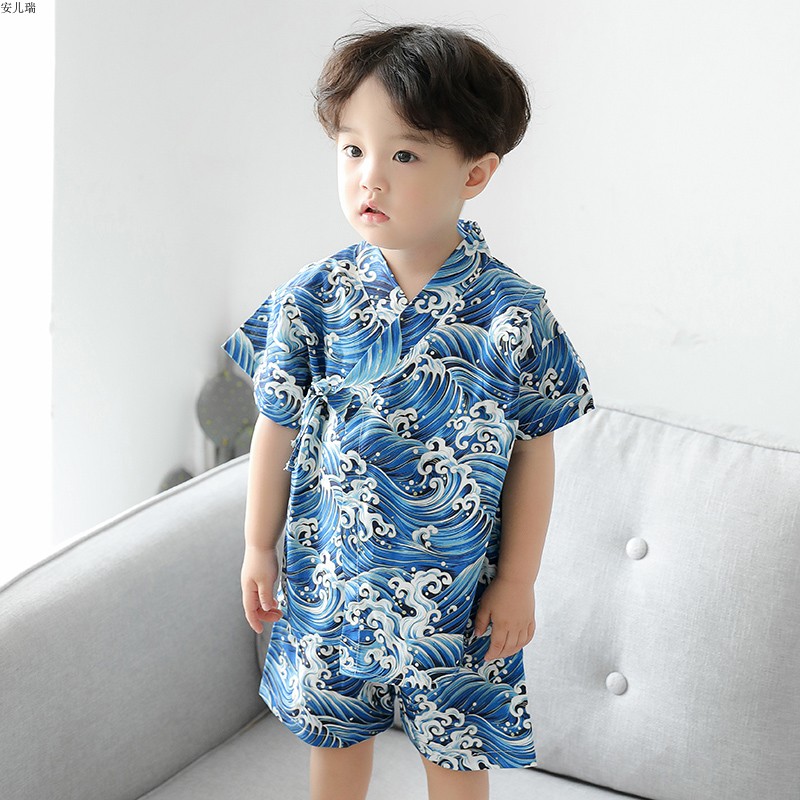 Summer Children Yukata Clothin - Kimono Yukata Cotton recension och pris