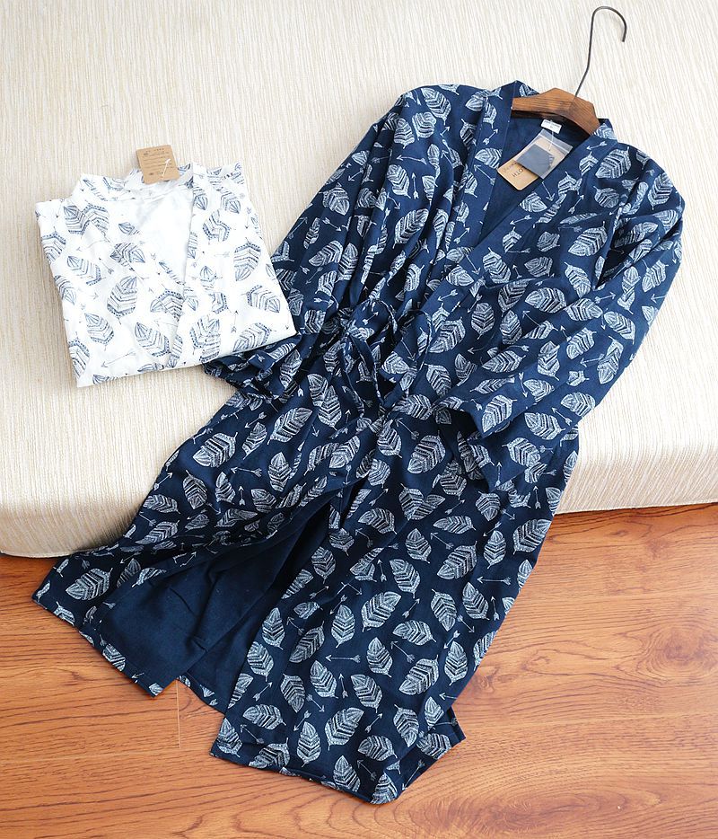 2026 New Men's 100% Cotton Gau - Kimono Yukata Cotton recension och pris