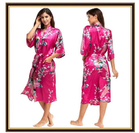 Half Sleeve Loose Style Woman  - Kimono Yukata Cotton recension och pris