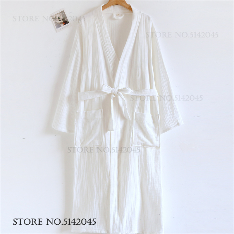 100% Cotton Gauze Couple Long  - Kimono Yukata Cotton recension och pris