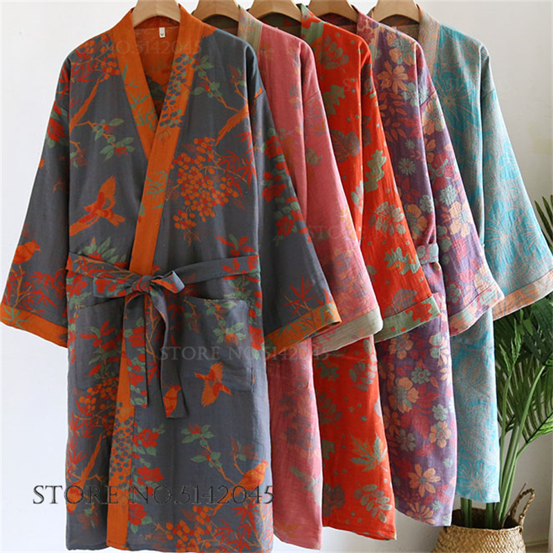 Female Japanese Retro Kimono B - Kimono Yukata Cotton recension och pris