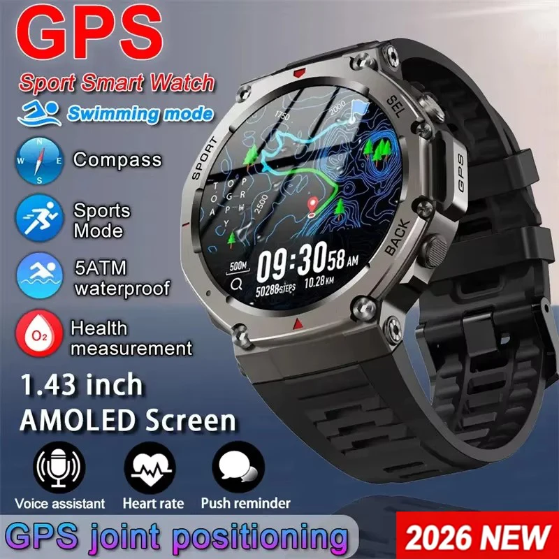 Men's Smart Watch GPS AMOLED T - Japanese Active Lifestyle recension och pris