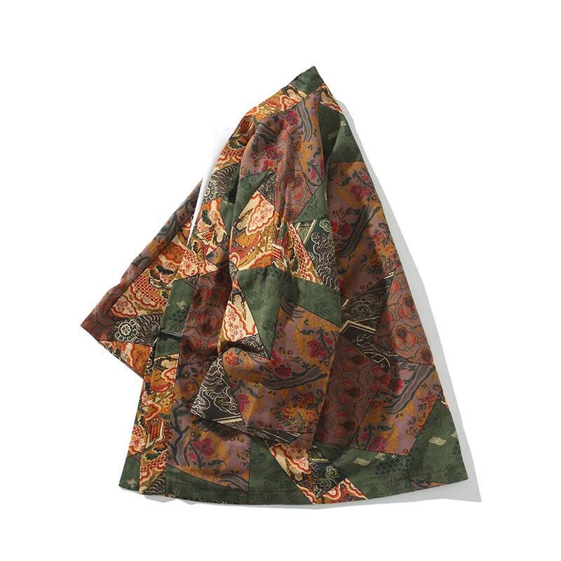 Ethnic Style Print Yukata Men  - Kimono Yukata Cotton recension och pris